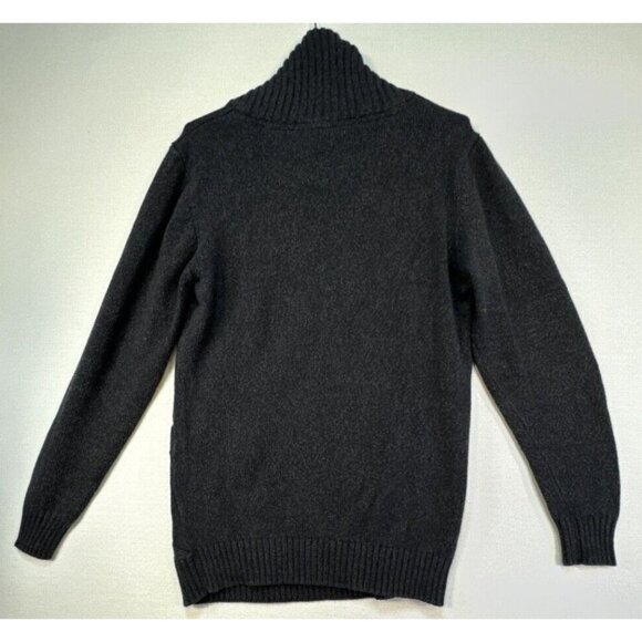 Method Mens Preppy Neck Wrap Pullover Sweater XXL Charcoal Gray - Picture 10 of 13